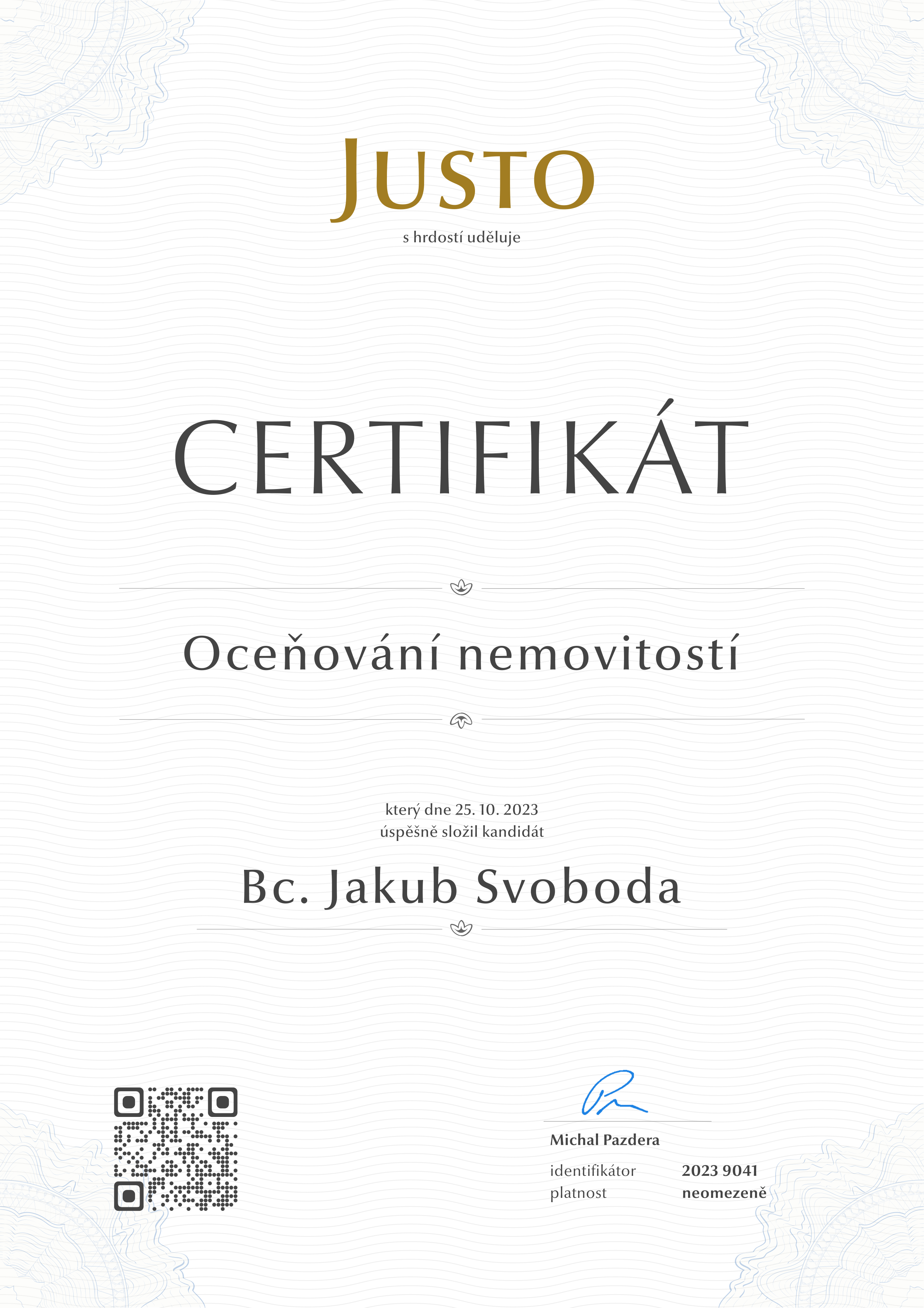 Certifikát